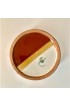Home Decor | 1960's Studio Brown and Cream Glaze Large Vintage Ceramic Ashtray - Artist Signed - DF06070