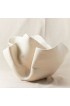 Home Decor | Contemporary Handmade Ceramic Jill Catchall Grande - Raw Blanc - UQ52773
