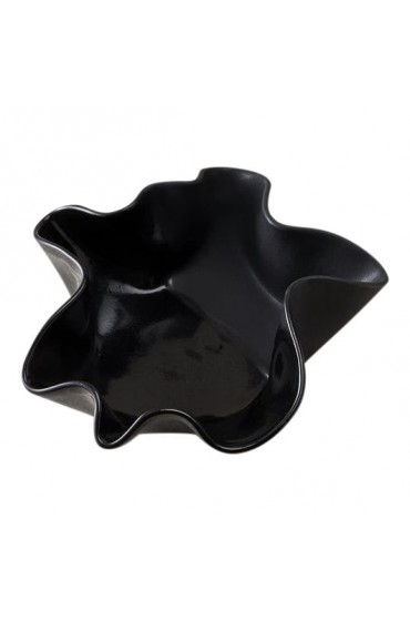 Home Decor | Contemporary Handmade Ceramic Jill Catchall Large - Noir/Gloss - RV95699