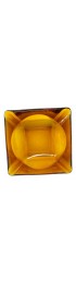 Home Decor | Large Mid-Century Amber Glass Ashtray or Catchall - IG29349