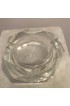 Home Decor | Mid-Century Modern Murano Italy Faceted Crystal Glass Ashtray in the Style of Flavio Poli for Seguso - TJ89120