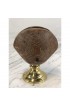 Home Decor | Shell-Shaped Ashtray in Wood and Brass by Gabriella Crespi - QD75506