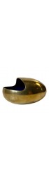 Home Decor | Smile Ashtray in Brass and Blue Enamel by Carl Cohr, 1950s - JS79843