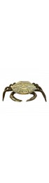 Home Decor | Vintage 1960s Crab Design Brass Ashtray With Lid - QR42285