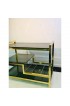 Home Furniture | 1970s Italian Brass Bar Cart With Smoke Glass Shelves - QM80401
