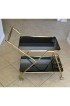 Home Furniture | Italian Brass Faux Bamboo Bar Tea Cart - ST39099