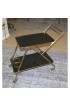 Home Furniture | Italian Brass Faux Bamboo Bar Tea Cart - ST39099