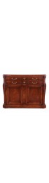 Home Furniture | Karges French Louis XV Burled Walnut Flip Top Server or Bar Cabinet - BI94938