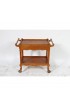 Home Furniture | Mid Century Louis XV Style French Country Oak Bar Cart - TB61374