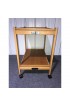 Home Furniture | Mid Century Modern Danish Teak Collapsible Bar Cart - UR19251