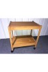 Home Furniture | Mid Century Modern Danish Teak Collapsible Bar Cart - UR19251