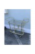 Home Furniture | Vintage Brass Two Tier Bar Cart - OQ58371