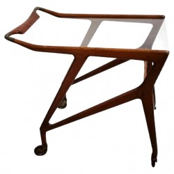 Home Furniture | Vintage Serving Cart Attributed to Angelo De Baggis and Ico Parisi, Italy, 1950s - ZE06706