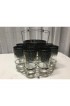Home Tableware & Barware | 1960s Dorothy Thorpe Embossed Ombré’ Highball Glasses and Ice Bucket in a Bar Caddy - 10 Pc Set - VP19938