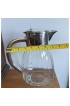 Home Tableware & Barware | 1960s Eisenberg Lozano Silverplate & Glass Water Carafe, Made in Germany - BN49122