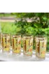 Home Tableware & Barware | 1960s Pasinski 22k Gold Fruit Medley Tumblers & Tall Glasses - Set of 7 - RE52378