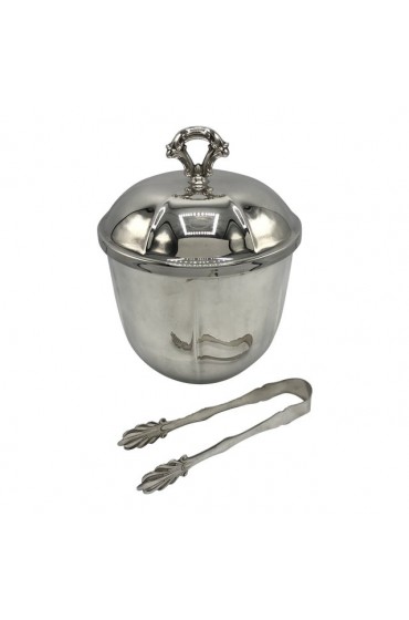 Home Tableware & Barware | 1970s Oneida Silverplate Ice Bucket With Ice Tongs- 2 Pieces - OS99363