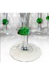 Home Tableware & Barware | 1990s Large Blown Glass Martini Glasses With Olive Stems - Set of 6 - MQ49872