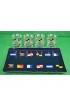 Home Tableware & Barware | Abercrombie & Fitch Double Old-Fashioned Glasses & Signal Flag Bar Tray - 13 Piece Set - PD53412