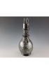Home Tableware & Barware | Antique French Art Nouveau Decanter - Silver Overlay Bamboo Leaf Four 4 Chamber - VL29656