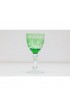 Home Tableware & Barware | Art of Green Clear Faceted Crystal Wine Glasses from Val Saint Lambert, Belgium, 1920s, Set of 11 - XB61107