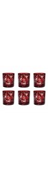 Home Tableware & Barware | ARTEL Finch Double Old Fashioned Glasses, Set of 6, Red - ZG44618