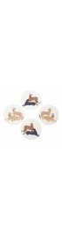 Home Tableware & Barware | Big Cats by Willa Heart Coasters - Set of 4 - LG18937