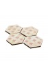 Home Tableware & Barware | Casa Cosima Orchard Coaster in Scallop Pattern, Set of 4 - KO03846