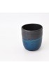 Home Tableware & Barware | Contemporary Handmade Charcoal and French Blue Tea Cup by FisheyeCeramics - AI35146