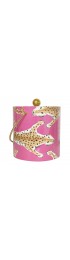 Home Tableware & Barware | Contemporary Pink Leopard Ice Bucket - BC47929