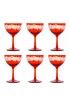 Home Tableware & Barware | Cristobelle Champagne Saucer Burnt Orange - Set of 6 - CX99553