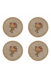 Home Tableware & Barware | Flamingo Coasters, Set of 4 - FF62207