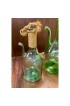 Home Tableware & Barware | Mid Century Green Glass Italian Decanters or Wine Porrons, a Pair - DK37732