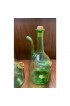 Home Tableware & Barware | Mid Century Green Glass Italian Decanters or Wine Porrons, a Pair - DK37732