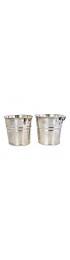 Home Tableware & Barware | Nickel Silver Hotel Champagne Buckets Pr - UJ39728