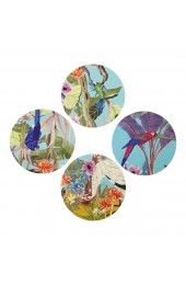 Home Tableware & Barware | Palm Beach Paradise by Allison Cosmos Coasters - Set of 4 - VY00230