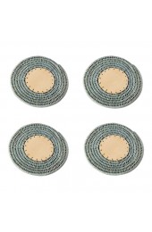 Home Tableware & Barware | Round Sisal Coasters Pool - Set of 4 - YP49178