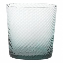 Home Tableware & Barware | Ve_Nier Short Bicchiere8.5 Tumbler Glasses, Twisted Aquamarine by MUN for VG, Set of 2 - AP19230