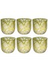 Home Tableware & Barware | Verdure Whiskey Glasses, Set of 6, Olive - XF82698