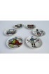 Home Tableware & Barware | Vintage C.1950's Italian Piero Fornasetti Attr. Americana Drinks Coasters -Set of 6 - NK02501