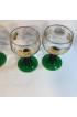 Home Tableware & Barware | Vintage French-German Crystal Wine Glasses- Set of 6 - PN66398