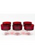 Home Tableware & Barware | Vintage French Red Champagne Glasses - Set of 6 - JW88200