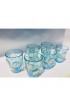 Home Tableware & Barware | Vintage Italian Drinking Glasses in Turquoise Murano Glass from Ribes Studio, Set of 6 - NR01606