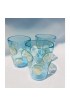 Home Tableware & Barware | Vintage Italian Drinking Glasses in Turquoise Murano Glass from Ribes Studio, Set of 6 - NR01606