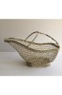 Home Tableware & Barware | Vintage Mid-Century Silverplate Woven Wire Basket Wine Server - NY36458