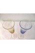 Home Tableware & Barware | Vintage Multicolor Etched Glass Champagne Flutes, Set of 4 - XT51191