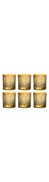 Home Tableware & Barware | Willow Double Old Fashioined Glasses, Set of 6, Amber - ZY77948