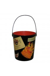 Home Tableware & Barware | 1950s Black and Red Lacquered Barware Ice Bucket - ZN00156