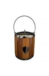 Home Tableware & Barware | 1960s Lancraft Wood Ware Ice Bucket - KA06957
