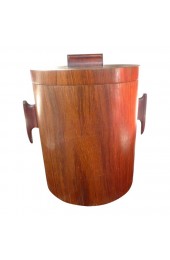 Home Tableware & Barware | 1960s Vintage Mid-Century Modern Rosewood Ice Bucket - KA29260